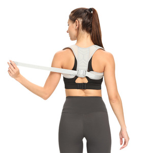 Correas de Corrección de Postura, Soporte Ajustable para Alineación de la Espalda, Uso Estudiantil, Gris Negro, Tallas S M L XL, Tipo C - Product Image 4