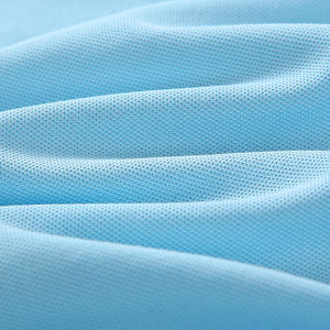 Uniforme surdimensionné en coton polyester pour hommes, évacuation de l'humidité, pour chemise, logo brodé personnalisé à 3 boutons, rayure tricotée solide - Product Image 3