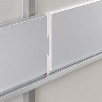 Panneau de bardage métallique texturé effet stuc, âme isolante en PU de 16 mm, gaufré, pour mur extérieur de maison méditerranéenne