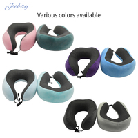 Oreiller de voyage housse confortable et respirante Kit de voyage avion lavable en machine masques pour les yeux profilés 3D bouchons d'oreilles sac de luxe