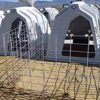 Huche en plastique durable pour vache et veau de ferme de bétail laitier d'extérieur