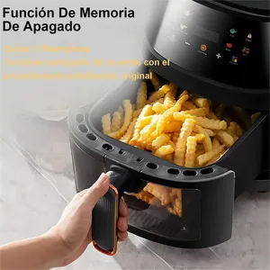 Friggitrici ad aria intelligente 8L grande capacità per uso domestico multifunzionale <span class=keywords><strong>Smart</strong></span> Oil-free senza fumo AirFryers forno elettrico 220V - Product Image 4
