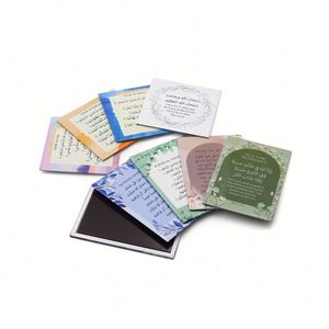 Aimants personnalisés de haute qualité avec mots et couleurs, aimants en métal personnalisés pour réfrigérateur, poésie magnétique - Product Image 1