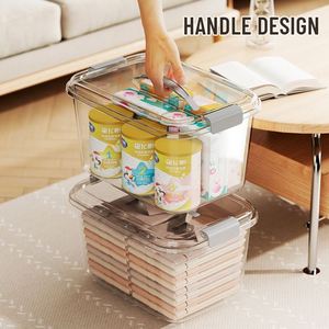 Custom Logo Printing Large Capacity Thickened Household <b>Storage</b> Transparent Plastic <b>Storage</b> <b>Box</b> for Clothing Quilt Toys <b>Storage</b> - Product Image 6