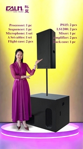 Duy nhất 15 inch âm thanh chuyên nghiệp đa năng Powered Loa PA Hệ thống loa âm thanh PS15 + ls1200 - Product Image 3