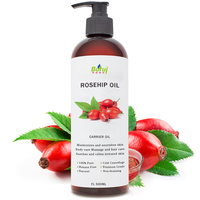 Huile de graines de cynorrhodon biologique pressée à froid en vrac pour marque privée – Huile essentielle nourrissante de cynorrhodon