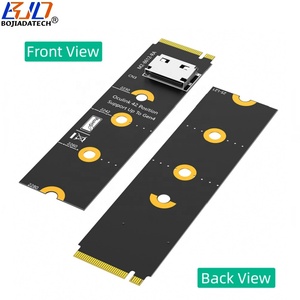 2230 2242 2260 2280 NGFF M.2 PCI-E 4.0 X4 NVME Key-M Antarmuka ke Oculink SFF-8611 SFF-8612 Kartu Adaptor Konektor Tipe Panjang - Product Image 5