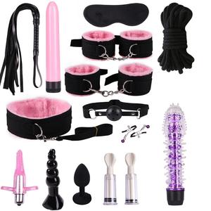 14 Set di Manette Giocattoli Erotici per <span class=keywords><strong>Uomo</strong></span> e <span class=keywords><strong>Donna</strong></span> Strumenti per Massaggi con Chiave Accessori per Costumi e Feste - Product Image 2