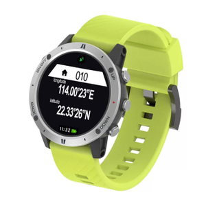 Sunroad G5 Pro Smart Watch Orange Silicone Band AMOLED Display GPS Heart Rate Monitor Outdoor Sports Stainless Steel Case - Product Image 4