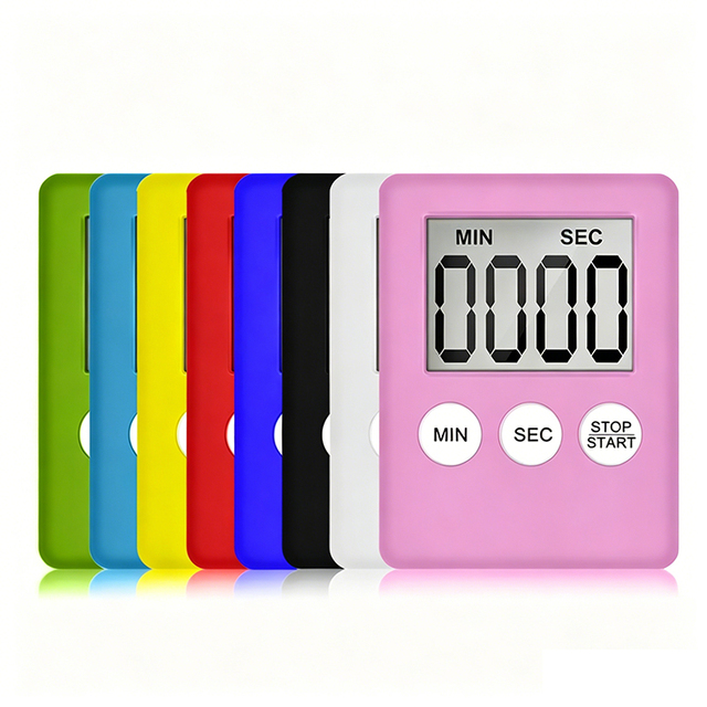 Electronic Stopwatch Kitchen Ultra-Thin Countdown Timer Reminder Device