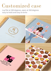 Bajo Moq Ready Stock Blanco 300 Páginas Tapa dura gruesa para estudiantes Cuaderno personalizado Diario B5 Cuadernos en espiral - Product Image 6