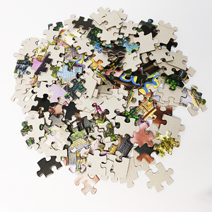 Échantillon gratuit jouet en papier de conception personnalisée, Puzzle de <span class=keywords><strong>jeux</strong></span> pour adultes 100 500 1000 2000 pièces Puzzle pour enfants - Product Image 6