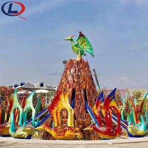 Equipo de parque de atracciones para interiores de 24p Material de metal y acero de fibra de vidrio de dinosaurio de autocontrol a la venta - Product Image 4