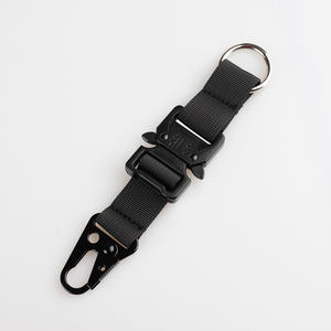 Moschettone Tattico Luger per Campeggio Outdoor, Catena MOLLE in Nylon, Portachiavi, Moschettone da Arrampicata, Gancio a Becco d'Aquila per <span class=keywords><strong>Caccia</strong></span> - Product Image 3