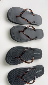 Dép xỏ ngón nữ PVC in logo tùy chỉnh, đế xuồng mềm, thời trang xu hướng mùa xuân hè, đi biển - Product Image 2