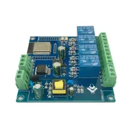 Catu daya 4 saluran AC220 V/DC5-30V ESP32 WIFI BLE modul relai ESP32-WROOM-32E papan pengembangan Port I/O Pin penuh