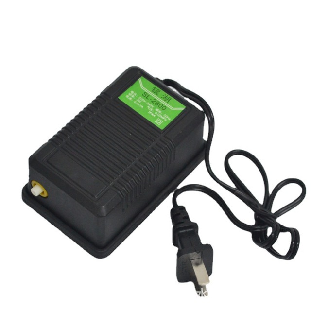 Risheng SP-780 Silver Lake Dual-Hole 220V Aquarium Air Pump 2-Pipe Rectangle Shape Oxygen Flushing 0.4kg Made China RS