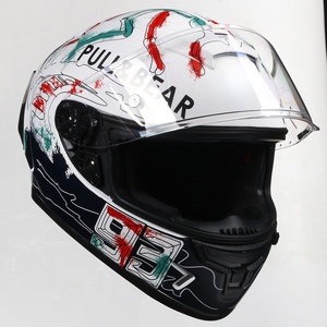Casco Integrale da Moto da Corsa in ABS Certificato DOT CE, Fornitura Speciale Transfrontaliera, Equipaggiamento Protettivo per Moto - Product Image 4