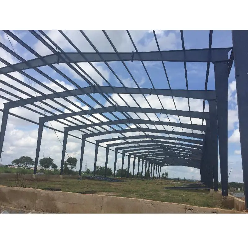 Prefabricated Steel Structure Building construction shed Factory Building from Sanhe Steel Structure