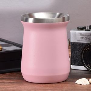 Venta al por mayor: Vaso Mate de Calabaza Natural con Aislamiento al Vacío, con Pajita y Cuchara, Diseño Clásico, Taza de Regalo - Product Image 4