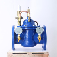 Structure de commande de la vanne de réduction de pression hydraulique - Haute qualité, fabrication chinoise, corps en fonte ductile/acier inoxydable, DN50-DN800 PN10-PN16