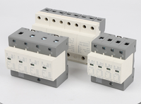Dispositif de protection contre les surtensions T2 SPD à haute efficacité pour les systèmes photovoltaïques solaires, utilisation industrielle, protection fiable contre les surtensions, IP40 110V-385V