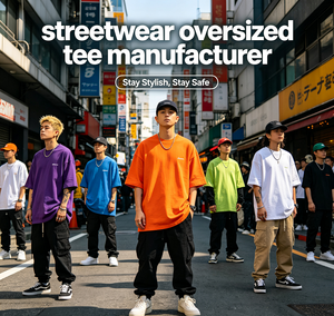 T-shirt Grafica da <span class=keywords><strong>Uomo</strong></span> in Cotone Organico Sostenibile 260gsm, Abbigliamento Streetwear Oversize, Produzione all'Ingrosso - Product Image 5