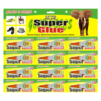 Colle transparente super forte à adhérence instantanée pour la réparation de cartes blister, tubes, panneaux en acrylique, plexiglas et PVC - Distributeur