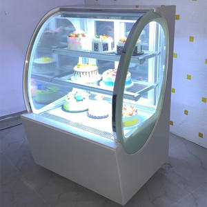 <span class=keywords><strong>Vitrina</strong></span> de exhibición de pastel de puerta de vidrio corrediza transparente nevera LED mostrador Vertical <span class=keywords><strong>vitrina</strong></span> de pastel <span class=keywords><strong>para</strong></span> refrigerador ventilador refrigerado utilizado <span class=keywords><strong>para</strong></span> - Product Image 4