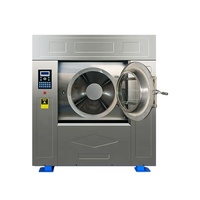 Lave-linge industriel suspendu à absorption des chocs, robuste, 50 kg, adapté aux mécaniciens - Lave-linge pour charges volumineuses