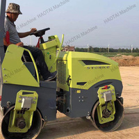 Mini-compacteur vibrant routier 2,5 tonnes essence/diesel, certifié CE, pour projets de construction et de pavage
