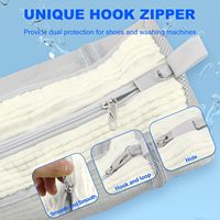 Nouveau sac de lavage de chaussures paresseux couverture de toile anti-déformation pour soin des chaussures pour machines à laver