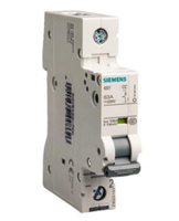 Disjoncteur miniature Siemens 5SY6 C6 1P 50Hz en polycarbonate 230V pour montage sur rail 6A Courbe BCD Protection LSI