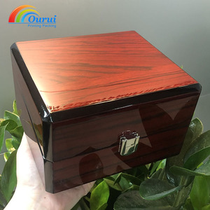 Trong kho loạt các màu sắc và phong cách của cao cấp hộp gỗ hiển thị thanh lịch hạt gỗ có thể được tùy chỉnh logo hộp đồng hồ bằng gỗ - Product Image 1