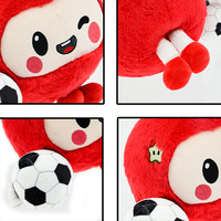 Le fabricant de jouets en peluche de haute qualité personnalise l'usine de mascottes en peluche souvenir d'animaux en peluche en gros