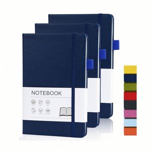 Vente flash - Carnet de notes A5 de haute qualité en cuir PU, couverture rigide, avec porte-stylo, pour les notes quotidiennes - Product Image 6