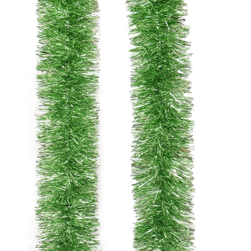 Guirsy — guirlande de pompons de noël, 270CM, intérieur, pour arbre de noël, décoration brillante, vert Apple, taille assortie