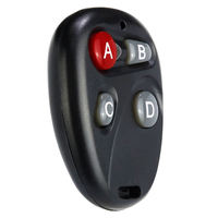 Transmetteur à distance RF 4 boutons Code d'apprentissage 433MHz Télécommande pour porte de garage