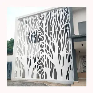 Large Building Aluminum Metal Stainless Steel Curtain Wall Metal Panels For Decoration Of Facades Of Building