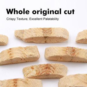 工場直販卸売 栄養価の高いエコフレンドリーな肉ペットスナック フリーズドライサーモンジャーキー 犬用おやつ 80g袋 - Product Image 5