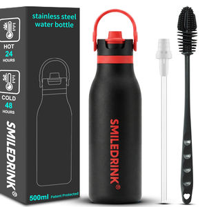 FAYREN <b>Stainless</b> <b>Steel</b> <b>Water</b> <b>Bottle</b> 500ml 750ml 1000ml Leakproof Flask for Camping Picnic & Outdoor Trips - Product Image 1