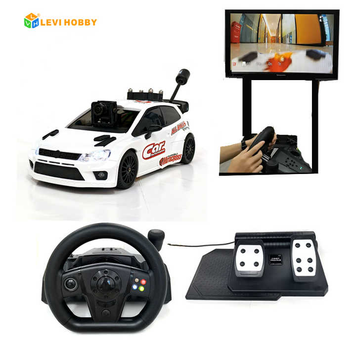 Remote Car Racing Simulator 5.8G FPV HD Camera Remote Controlled Racing Simulator POV of Driving RC ...