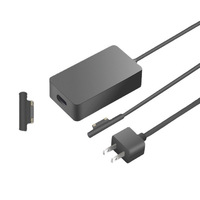 Adaptateur secteur noir 65W pour Microsoft Surface Pro 3/4/5/6/7/8 Chargeur d'usine
