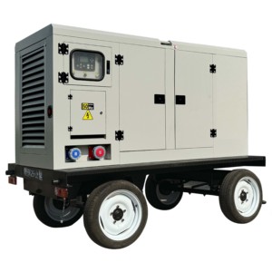 Loại im lặng 50kw 75kva Máy phát điện diesel cầm tay nhà máy điện 80kw 30kVA 60kva 100kva 125kva 240V/230V Điện áp định mức - Product Image 4