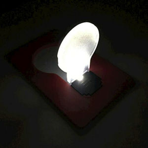 Mini <span class=keywords><strong>lampe</strong></span> de nuit LED en forme de carte, portable, pour portefeuille, sac à main, poche, pliable, raquettes de tennis, cadeau pour enfants, veilleuses - Product Image 1