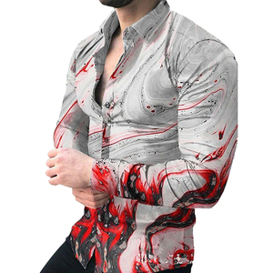 Camisa <span class=keywords><strong>de</strong></span> <span class=keywords><strong>Trabajo</strong></span> <span class=keywords><strong>de</strong></span> <span class=keywords><strong>Manga</strong></span> <span class=keywords><strong>Larga</strong></span> para Hombre, Diseño Casual, Transpirable y Ecológica, Cierre <span class=keywords><strong>de</strong></span> Botón, Nueva Colección <span class=keywords><strong>de</strong></span> Verano - Product Image 3