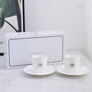 Luxury Porcelain Bone <b>China</b> Dinner Plate <b>and</b> <b>Cup</b> Set Ceramic Tableware Dinnerware Sets - Product Image 2