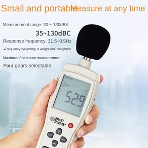 Высокоточный измеритель уровня звука, шумомер, децибелметр AS824 - Product Image 3