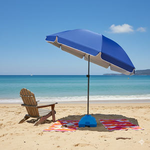 Sombrilla de Playa con Logotipo Personalizado al por Mayor, Toldo de Poliéster Premium con Bolsa de Transporte para Uso en Resorts y Exteriores - Product Image 5