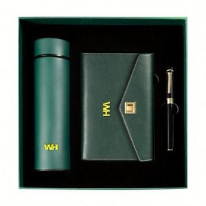 2024 Business Luxury Custom Corporate Notebook <b>Gift</b> <b>Set</b> for Unique Office Customizable <b>Gift</b> Item With Logo - Product Image 1